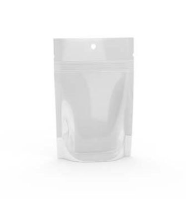 3.5 Gram Bud Bag - Clear & Solid White - Cannabis Packaging
